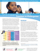 Family Engagement in Transitions: Transition to Kindergarten