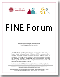 FINE Forum cover
