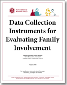 Data Collection Instruments for Evaluating Family Involvement