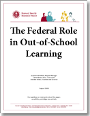 The Federal Role in Out-of-School Learning