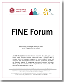 FINE Forum E-Newsletter