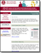 August FINE Newsletter: Family Involvement and Out-of-School Time