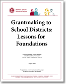 Grantmaking to School Districts