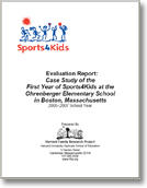 Sports4Kids Evaluation Cover