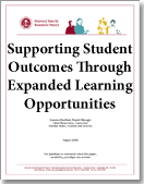 Supporting Student Outcomes Through Expanded Learning Opportunities